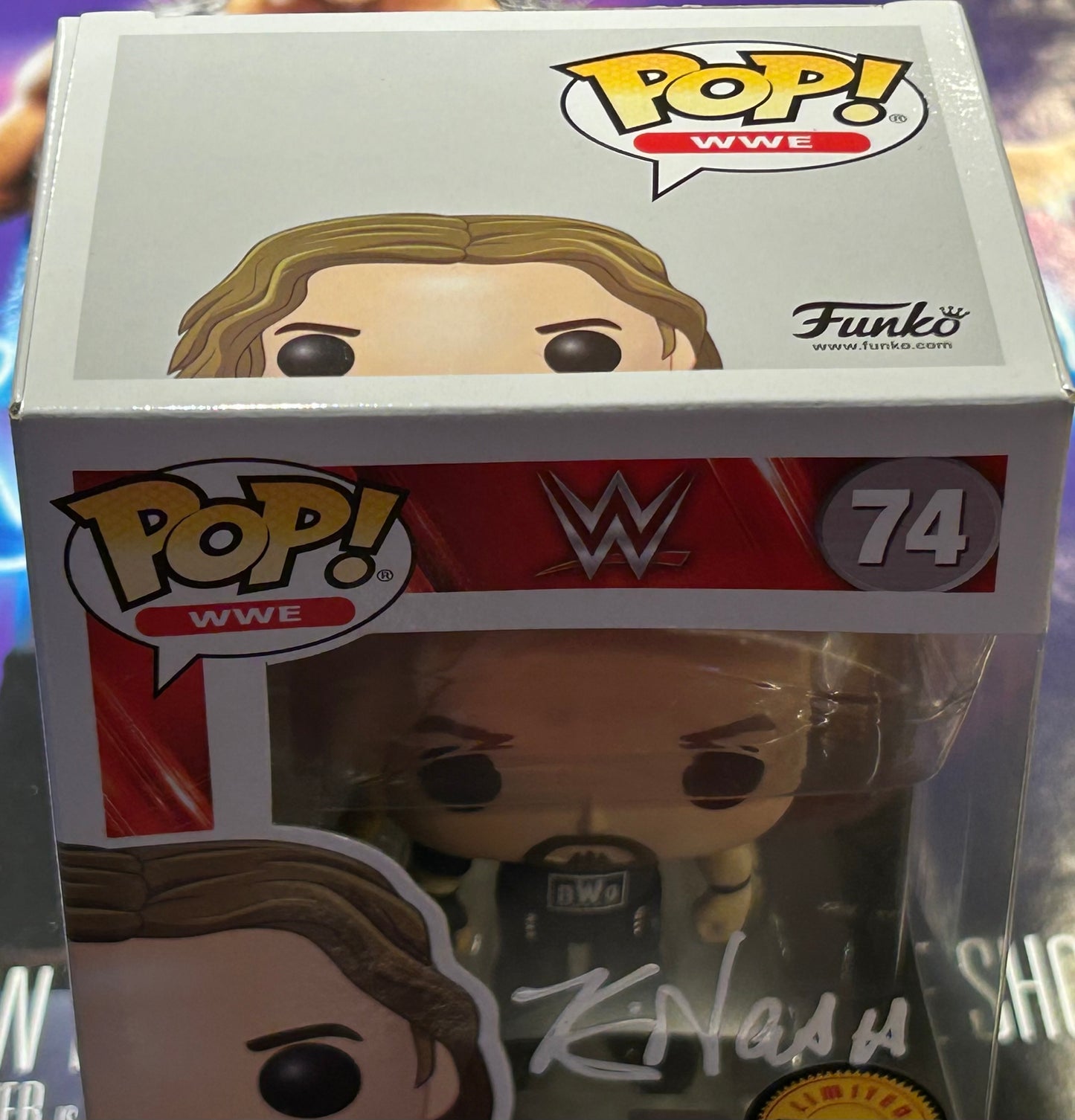 * Kevin Nash SIGNED WWE Funko Pop CHASE