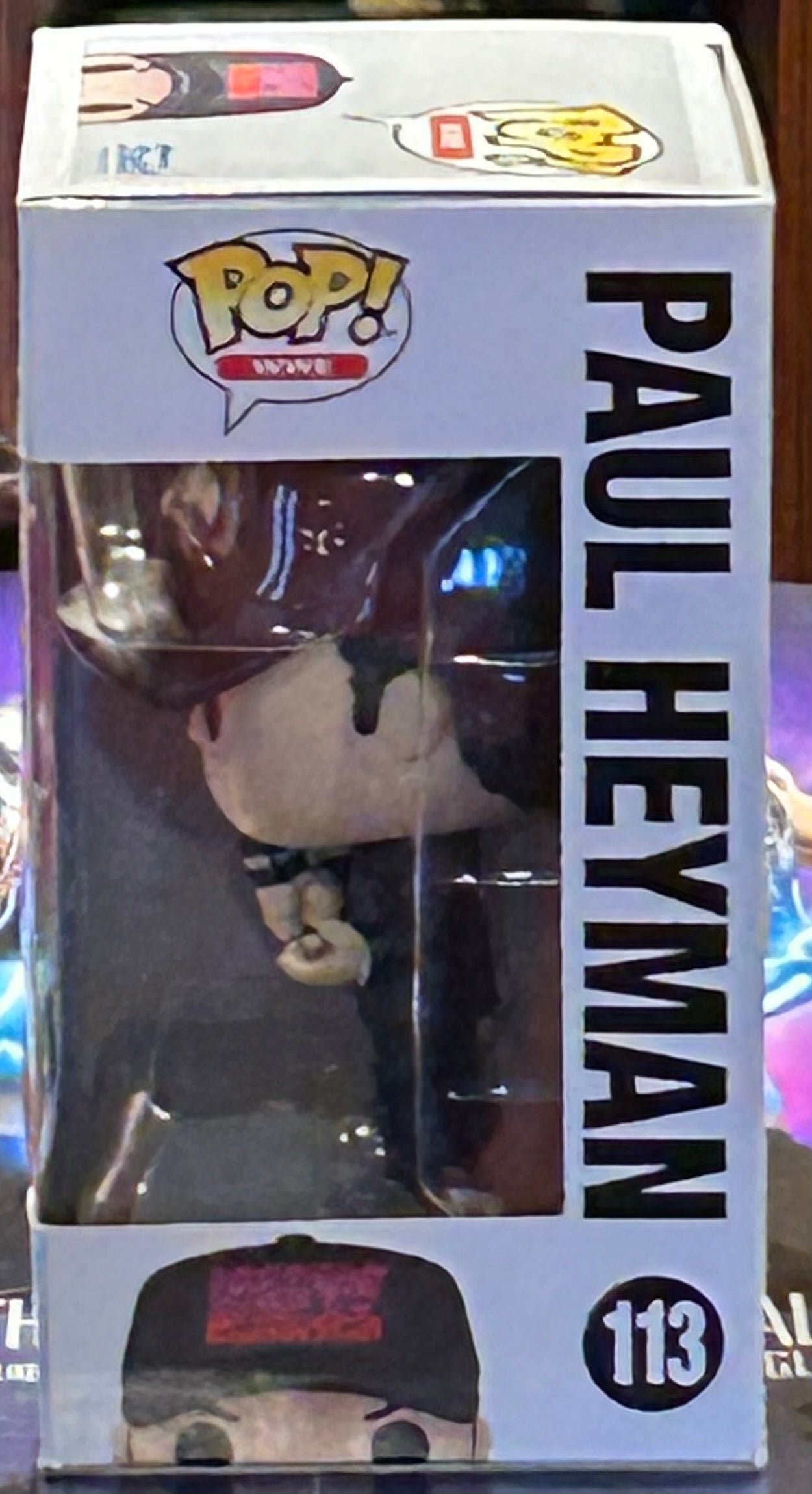 * Paul Heyman SIGNED WWE Exclusive Funko Pop (Great Signature)