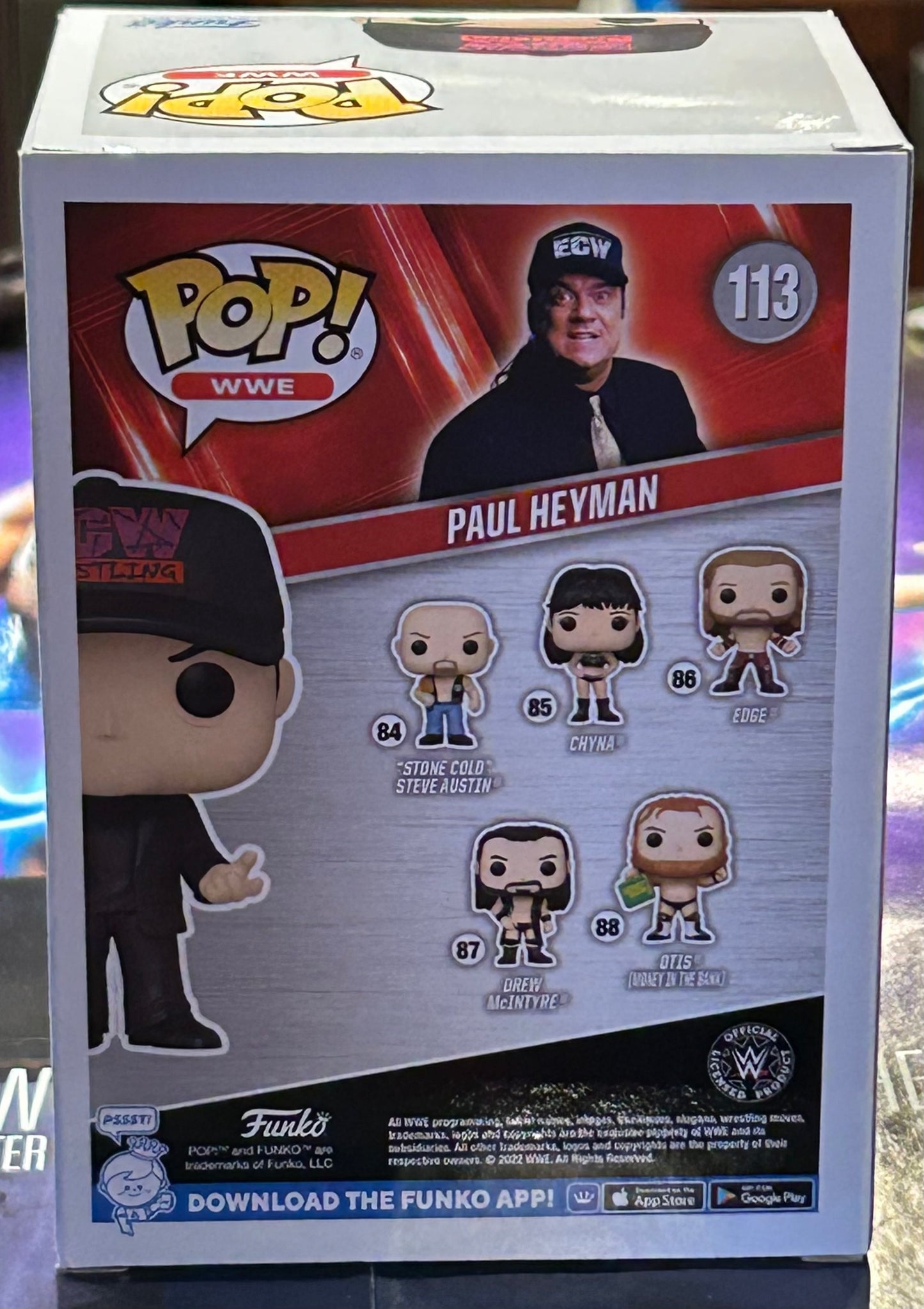 * Paul Heyman SIGNED WWE Exclusive Funko Pop (Great Signature)