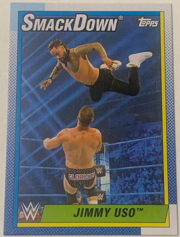 Jimmy Uso 2021 WWE Topps Heritage Card!!!