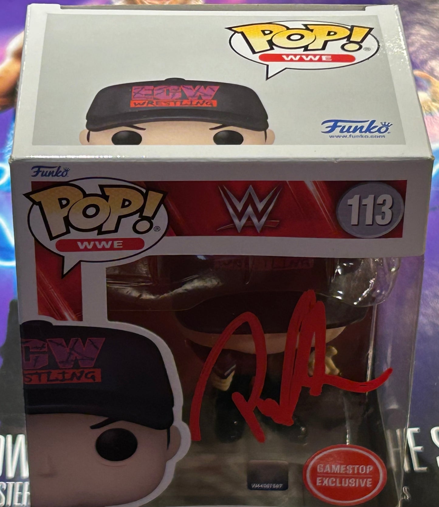 * Paul Heyman SIGNED WWE Exclusive Funko Pop (Great Signature)
