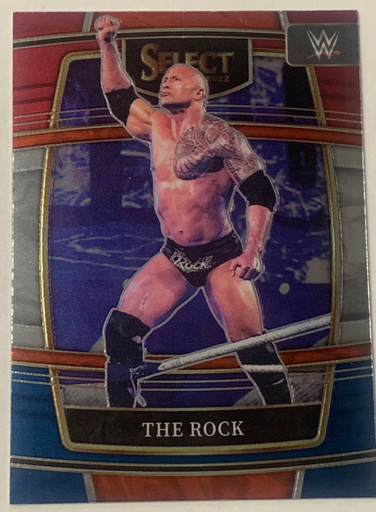 The Rock 2022 WWE Panini Select Concourse Card