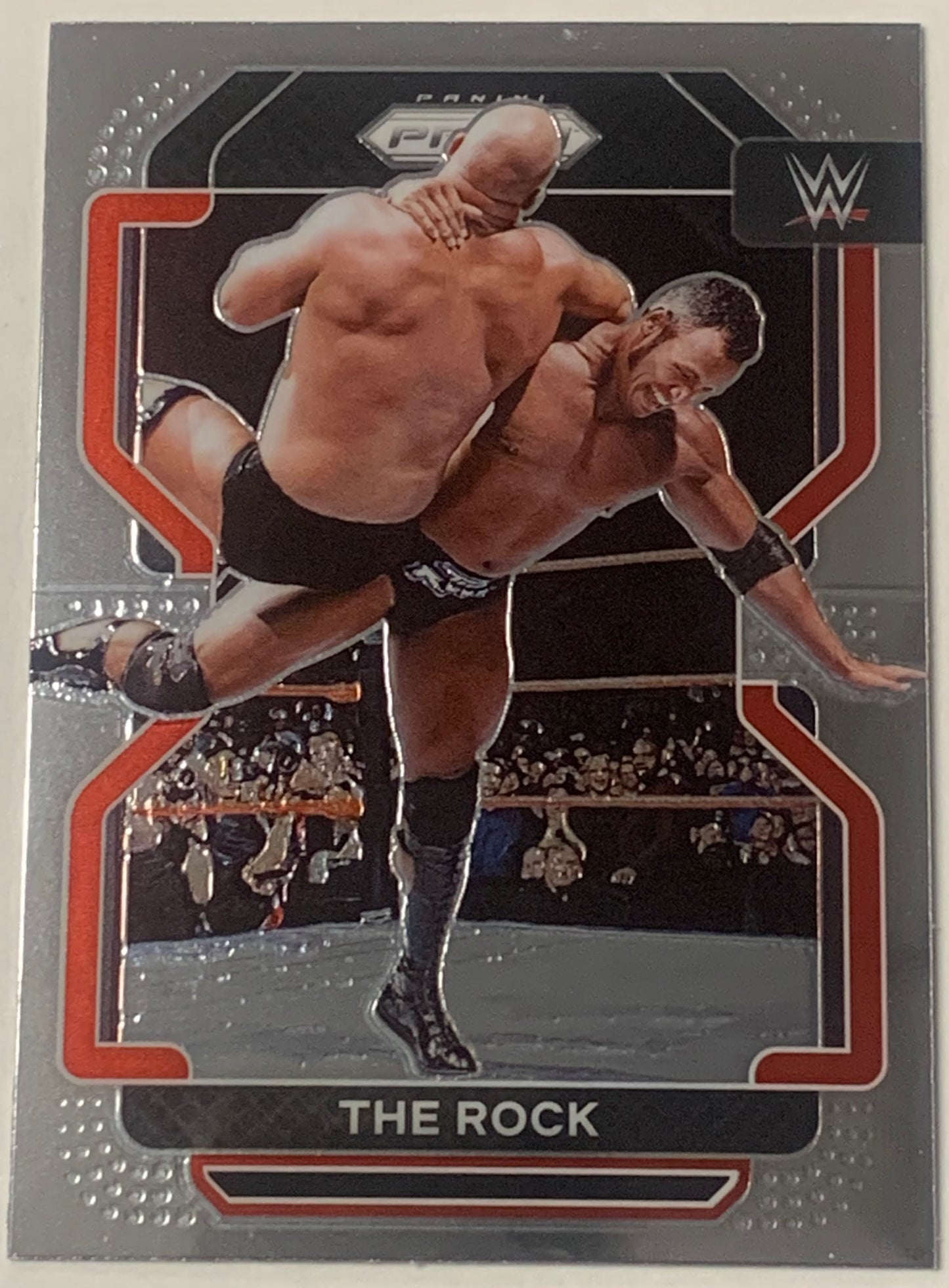 The Rock 2022 WWE Panini Prizm Card