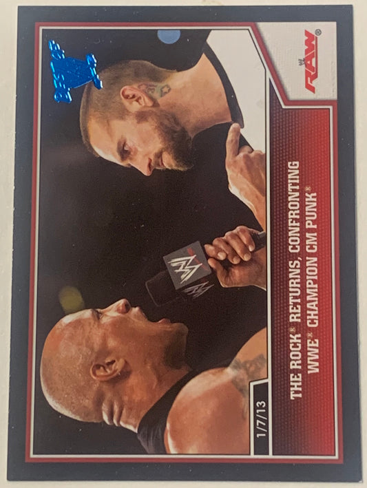 The Rock & CM Punk 2013 WWE Topps Best of (The Final Boss & Best in the World)