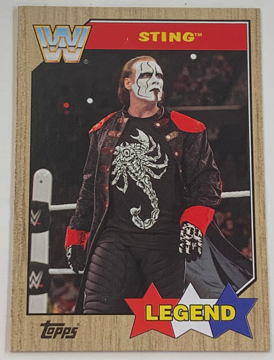 Sting 2017 WWE Topps Heritage Legends Card!!!