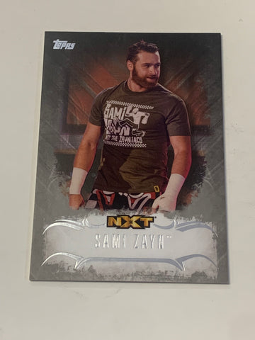 Sami Zayn 2016 WWE NXT Topps Undisputed Parallel Card #5/50