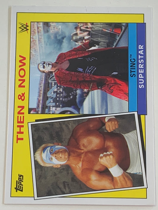 Sting 2015 WWE Topps Heritage “Then & Now” Card!!!