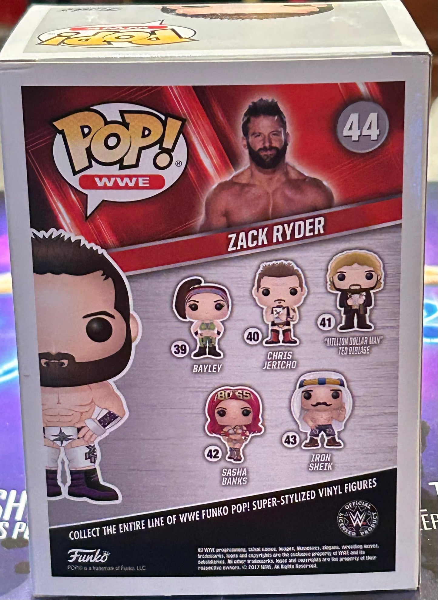 * Zack Ryder SIGNED WWE Exclusive Funko Pop (Comes w/COA)