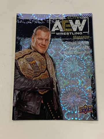 Chris Jericho 2021 AEW Upper Deck Magazine PYRO Card