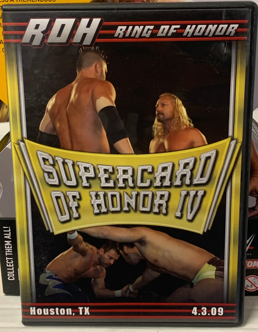 ROH Ring of Honor DVD “Supercard of Honor 4” 4/3/09 (Jerry Lynn, Tyler Black, Aries, KENTA)