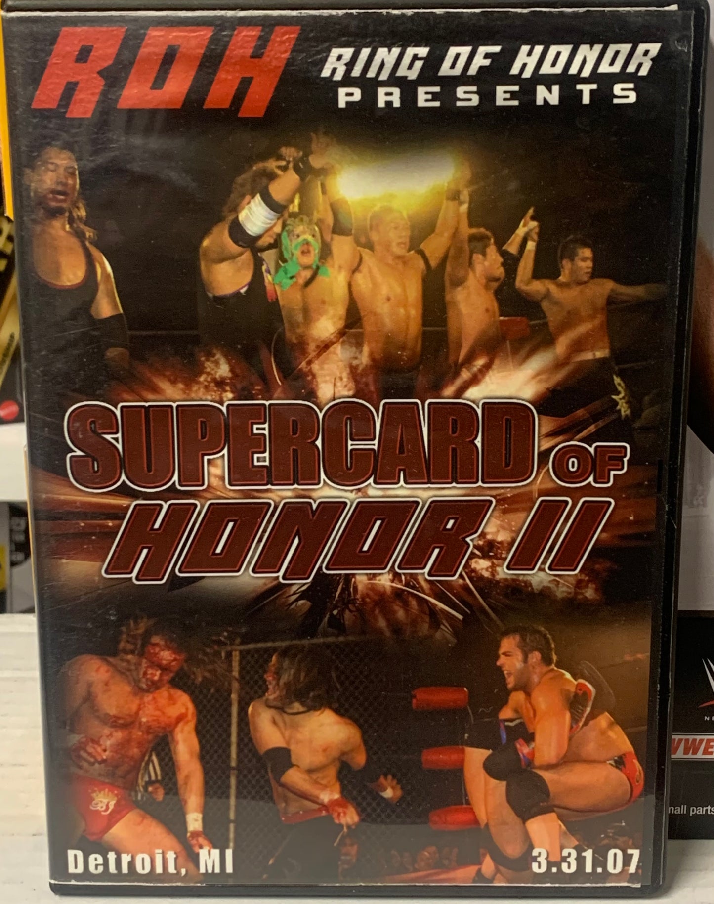 ROH Ring of Honor DVD “Supercard of Honor 2” 3/31/07 (Dragons Gate, Homicide, Aries, Strong)