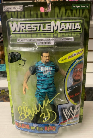 Bubba Ray Dudley SIGNED WWF WWE Jakks Wrestlemania Action Figure (Comes w/COA)!!!