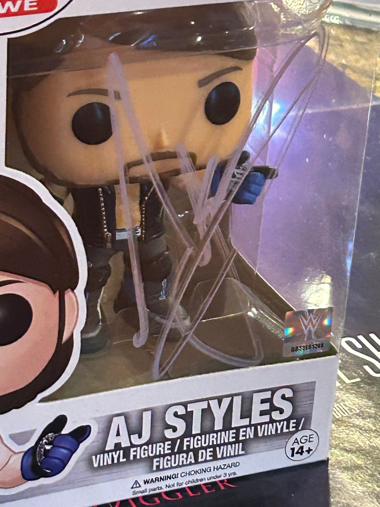 * AJ Styles SIGNED WWE Funko Pop (Comes w/COA)