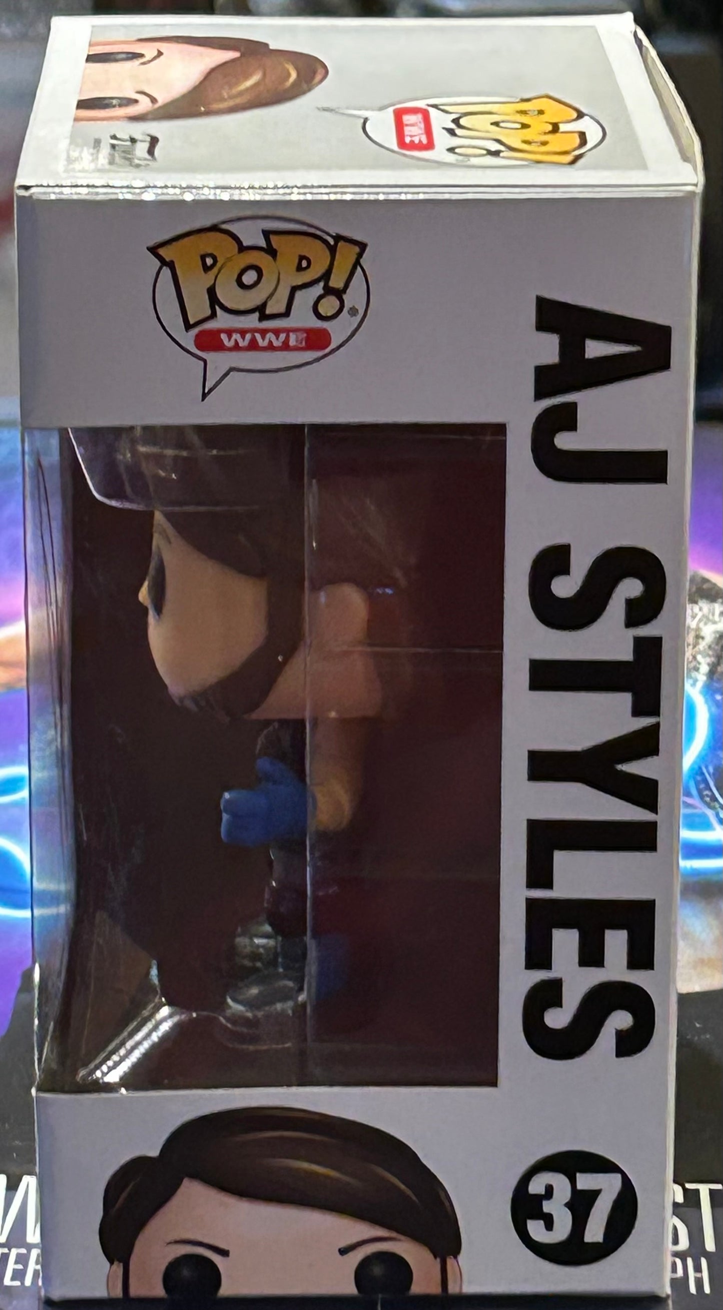 * AJ Styles SIGNED WWE Funko Pop (Comes w/COA)