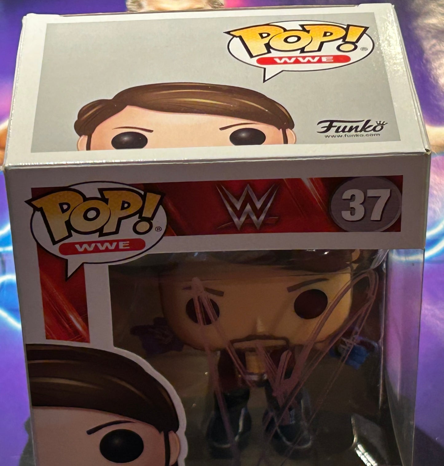* AJ Styles SIGNED WWE Funko Pop (Comes w/COA)