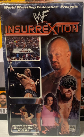 WWF WWE “Insurrexgion 2001” VHS (Brand New & Sealed)!!!