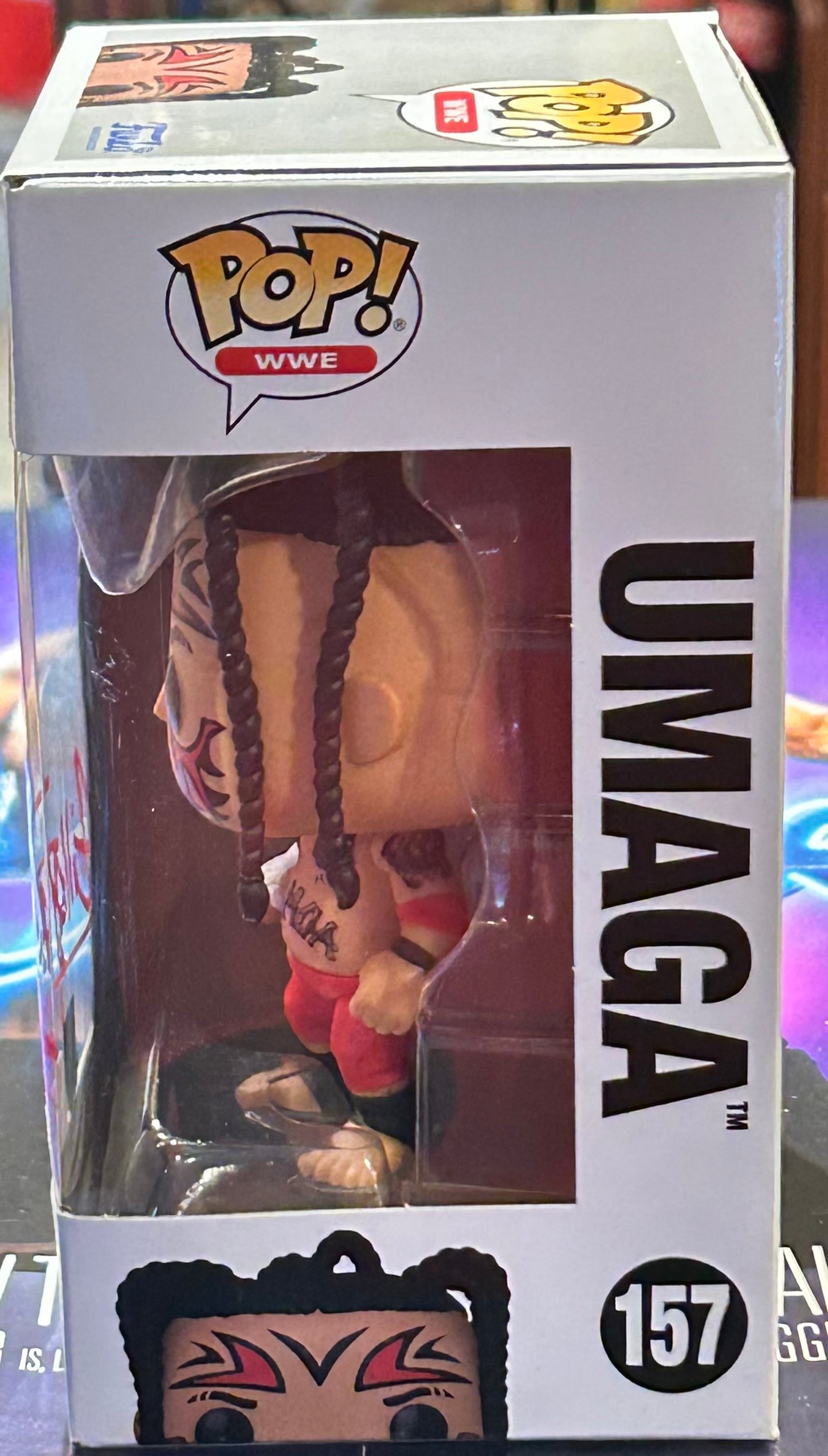 * Zilla Fatu SIGNED WWE Exclusive UMAGA Funko Pop (Comes w/COA)
