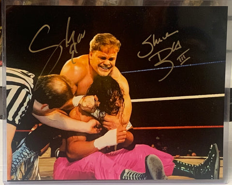 Sabu & Shane Douglas Dual Signed 8x10 Color Photo (Comes w/COA)