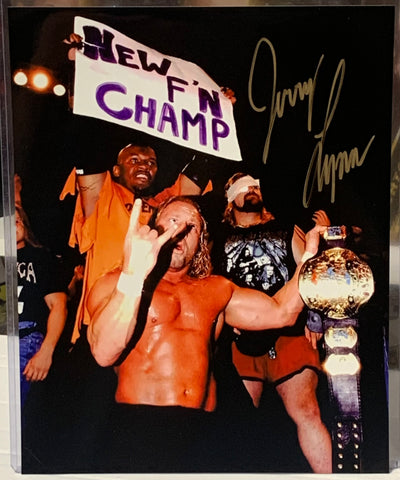 Jerry Lynn ECW Signed 8x10 Color Photo (Comes w/COA)