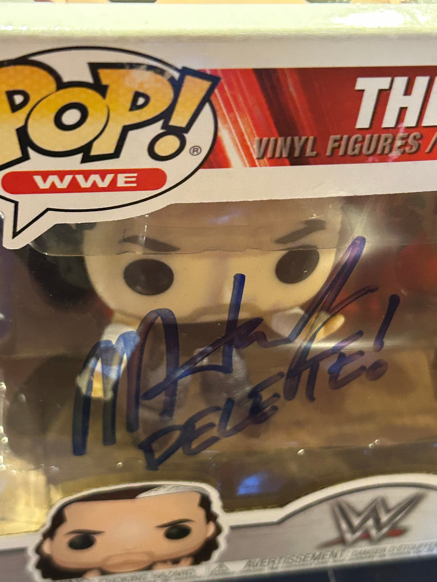 * Hardy Boyz SIGNED WWE Funko Pop (Awesome Piece)