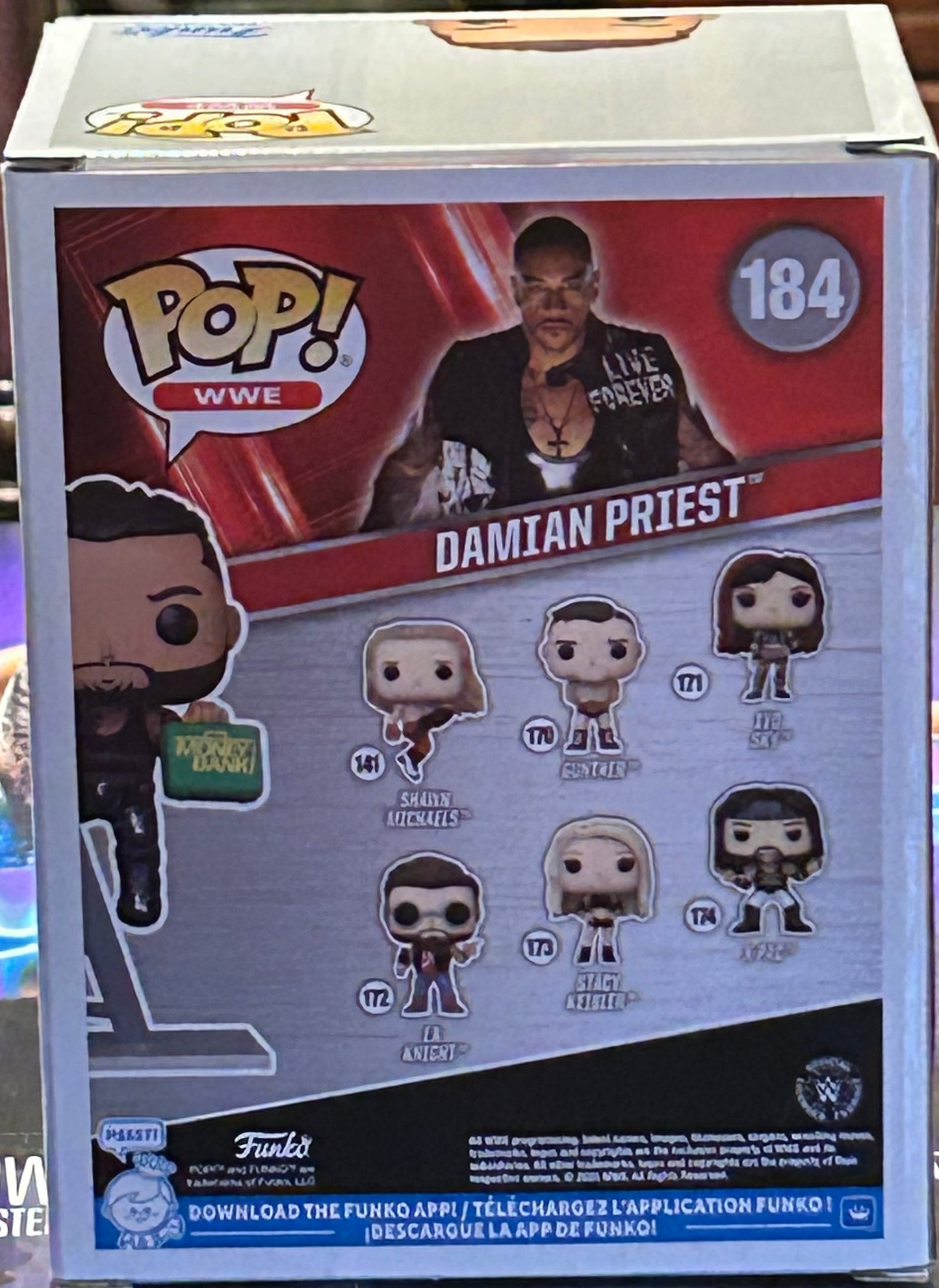 * Damian Priest SIGNED WWE “Money In The Bank” Funko Pop (Beautiful Signature)