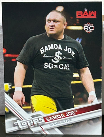 Samoa Joe 2017 WWE Topps ROOKIE Card