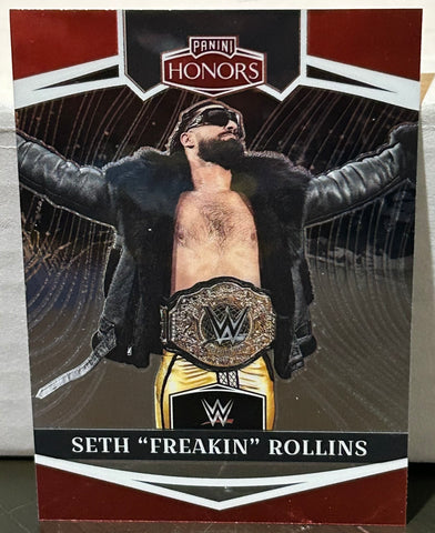 Seth Rollins 2023 WWE Panini Chronicles Ho ors Card