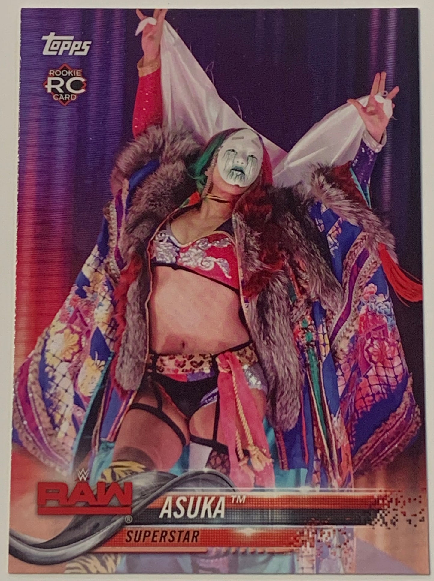 Asuka 2018 WWE Topps ROOKIE Card