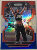 Bayley 2022 WWE Panini Prizm “Red, White & Blue” Refractor Card