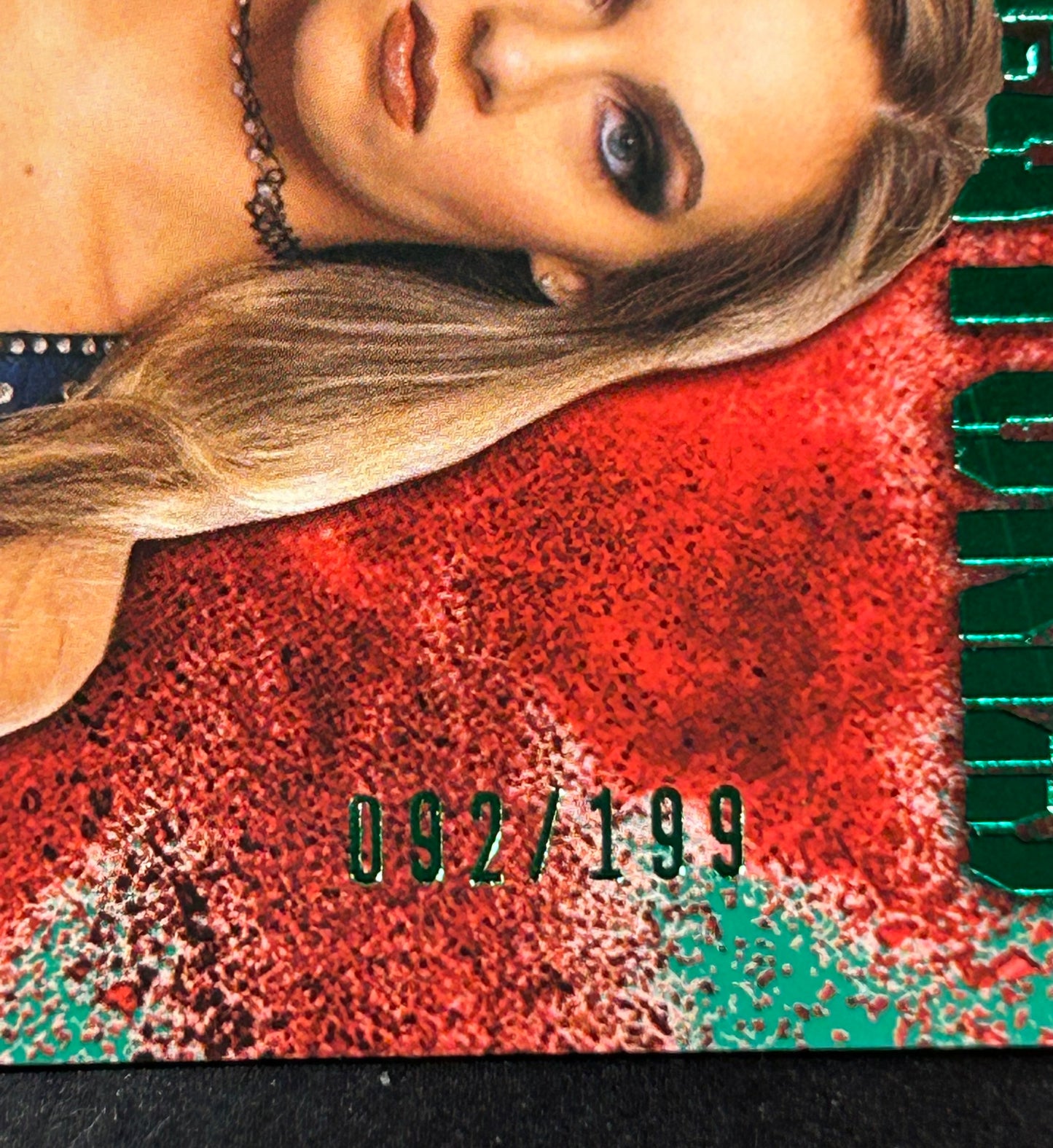 * Anna Jay 2021 AEW UD Upper Deck “Main Features” Green Parallel Card #92/199