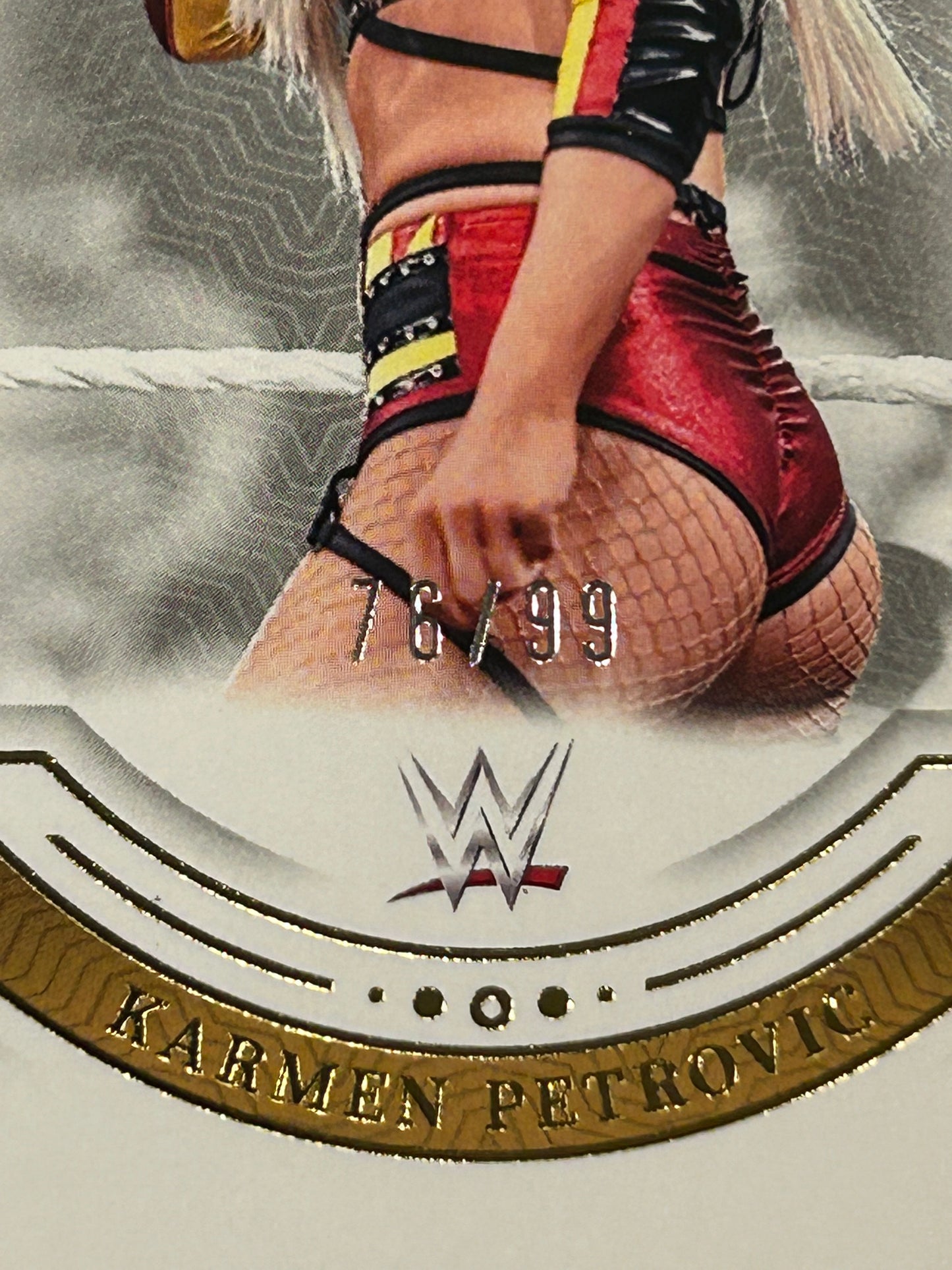 * Karmen Petrovic 2024 WWE NXT National Treasure ROOKIE Card #76/99