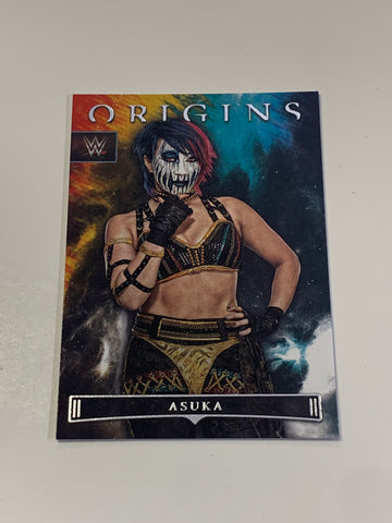 Asuka 2023 WWE Panini Chronicles Origins Card