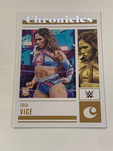 Lola Vice 2023 WWE Panini Chronicles Rookie Card