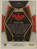 AJ Styles 2022 WWE Panini Select Prizm Refractor Card