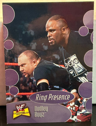 The Dudley Boyz 2001 WWE Fleer “Ring Presence” Card