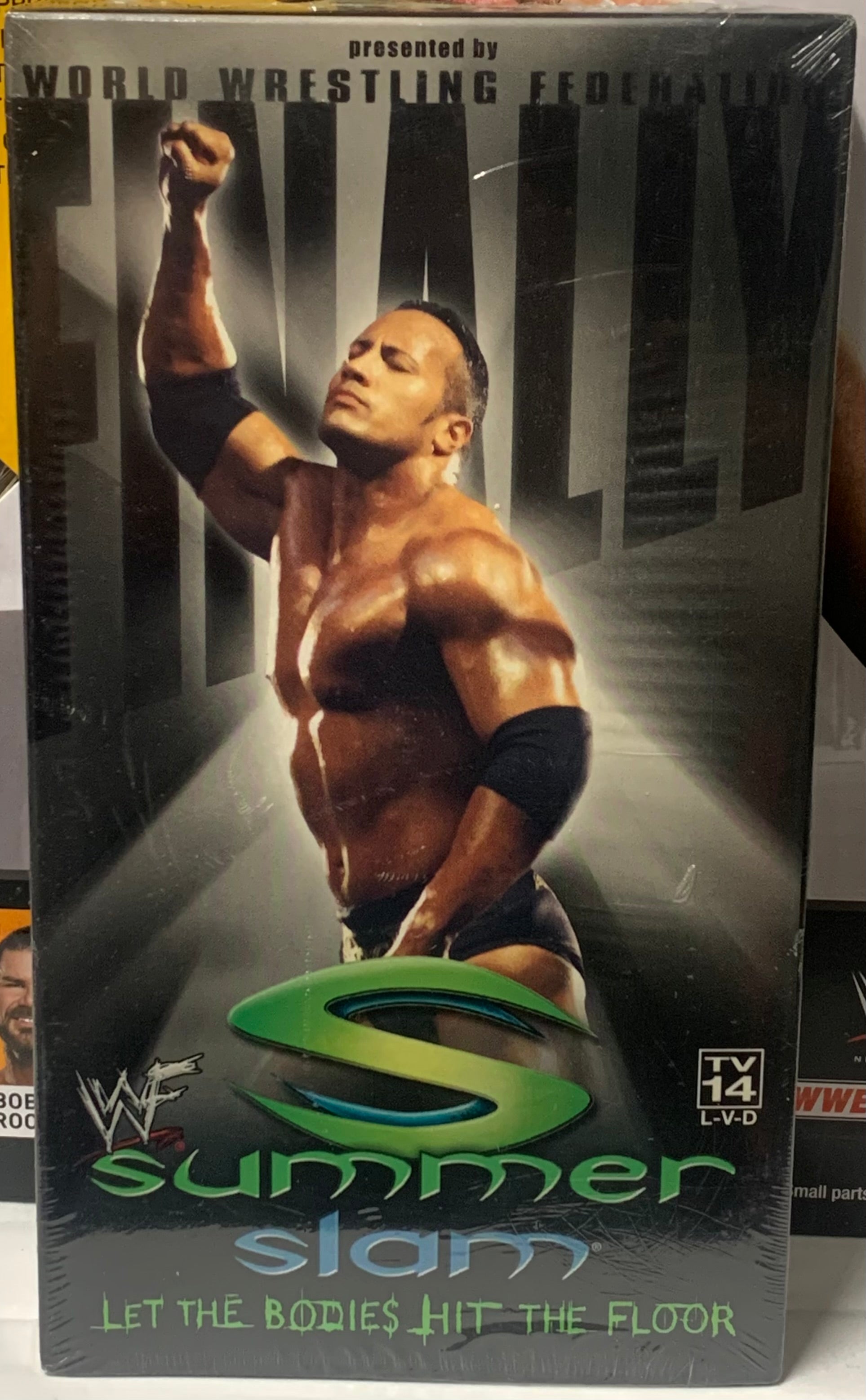 WWF WWE Summerlam 2001 VHS The Rock (Brand New & Sealed