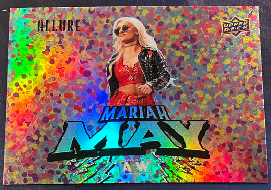 * Mariah May 2024 UD Upper Deck AEW Allure “Glitter Bomb” Card