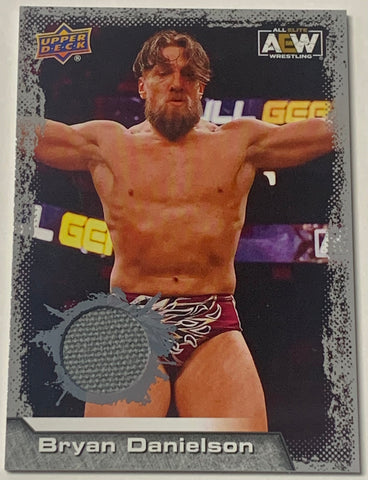 Bryan Danielson (Daniel Bryan) 2022 AEW UD Upper Deck Event-Used Mat Relic Card