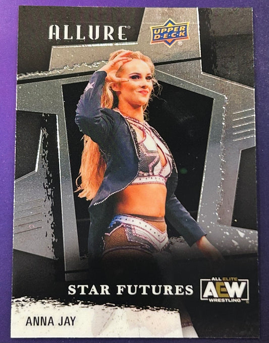 * Anna Jay 2023 AEW UD Upper Decl Allure “Star Futures” Card