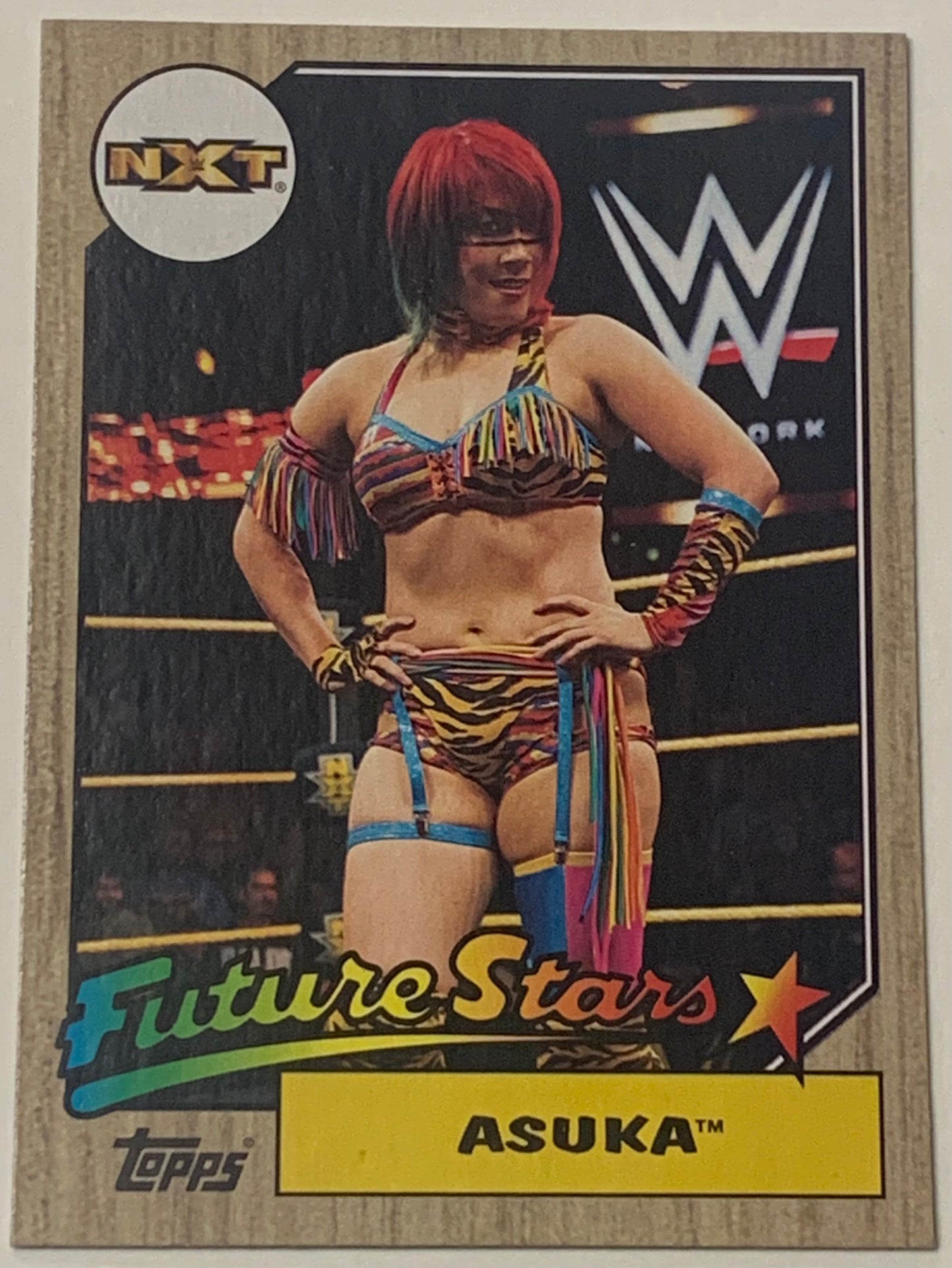 Asuka 2017 WWE Topps Heritage Future Stars Rookie