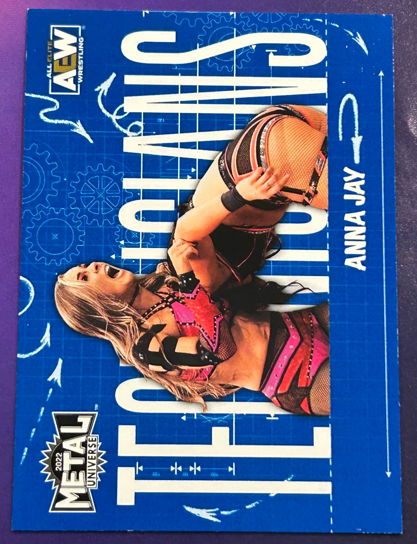 * Anna Jay 2022 AEW Skybox Metal Universe “Technicians” Insert Card