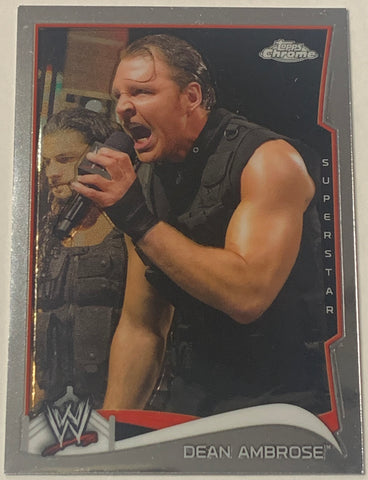 Dean Ambrose aka Jon Moxley 2014 WWE Topps Chrome Card