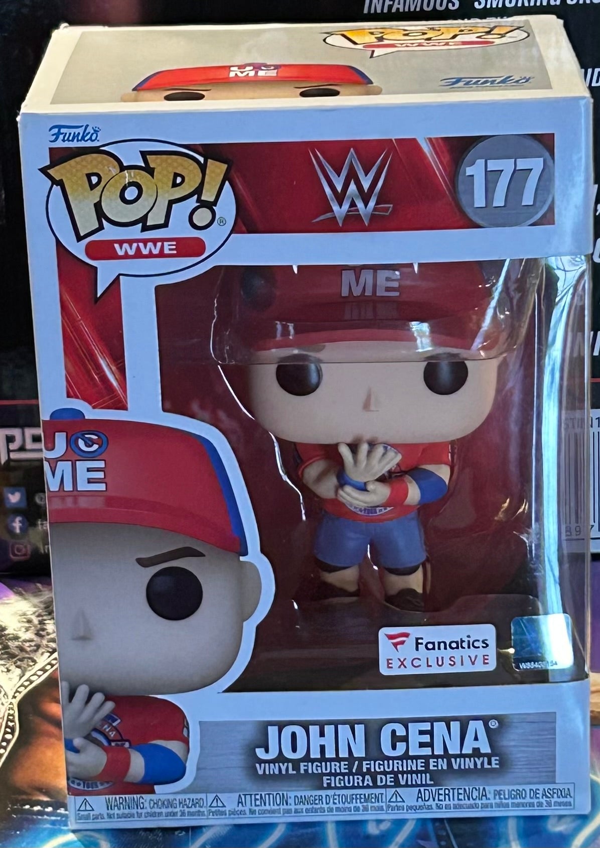 * John Cena WWE Funko Pop #177 (Fanatics Exclusive)
