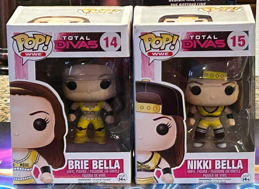 * The Bella Twins (Nikki & Brie) WWE Funko Pops