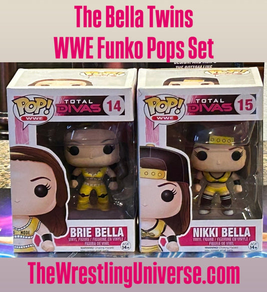 * The Bella Twins (Nikki & Brie) WWE Funko Pops