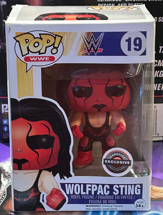 * Wolfpac Sting WWE Exclusive Funko Pop