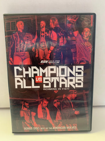 ROH Ring of Honor DVD “Champions vs All Stars” 1/14/11 (Bonus Disc, Best of The American Wolves)