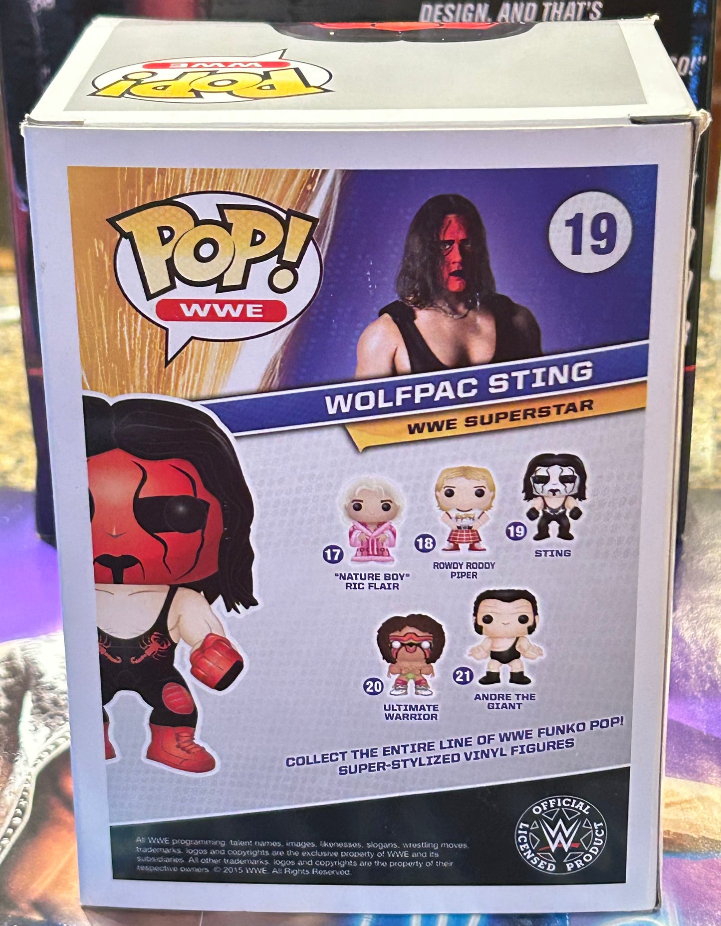 * Wolfpac Sting WWE Exclusive Funko Pop