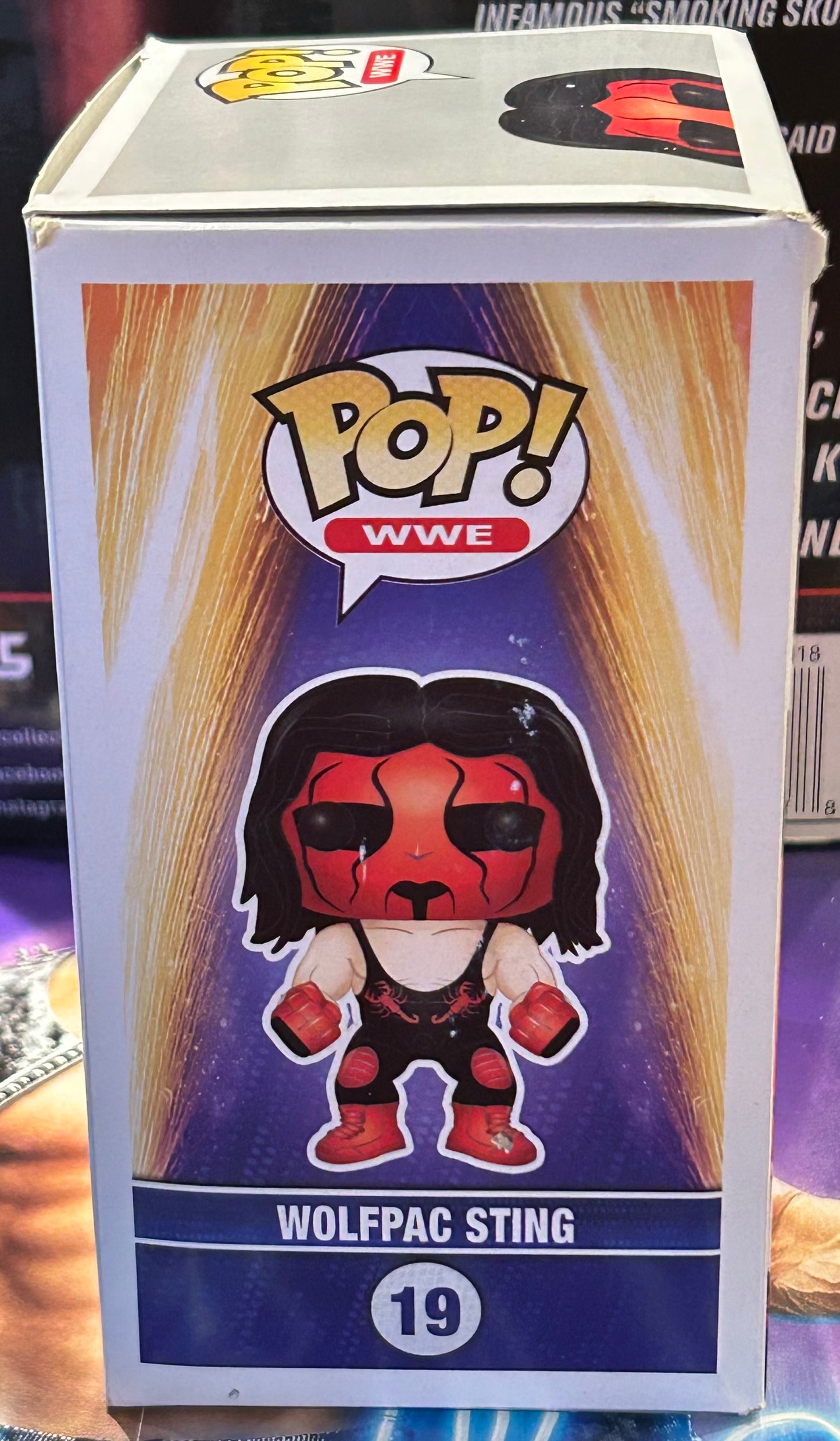 * Wolfpac Sting WWE Exclusive Funko Pop