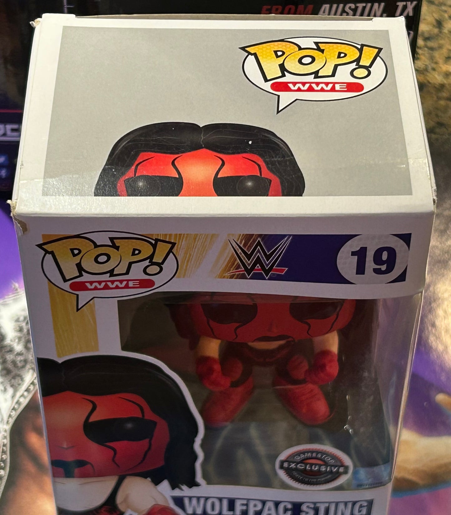 * Wolfpac Sting WWE Exclusive Funko Pop